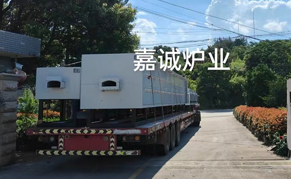 嘉誠兩車卷帶燒結爐生產線發貨
